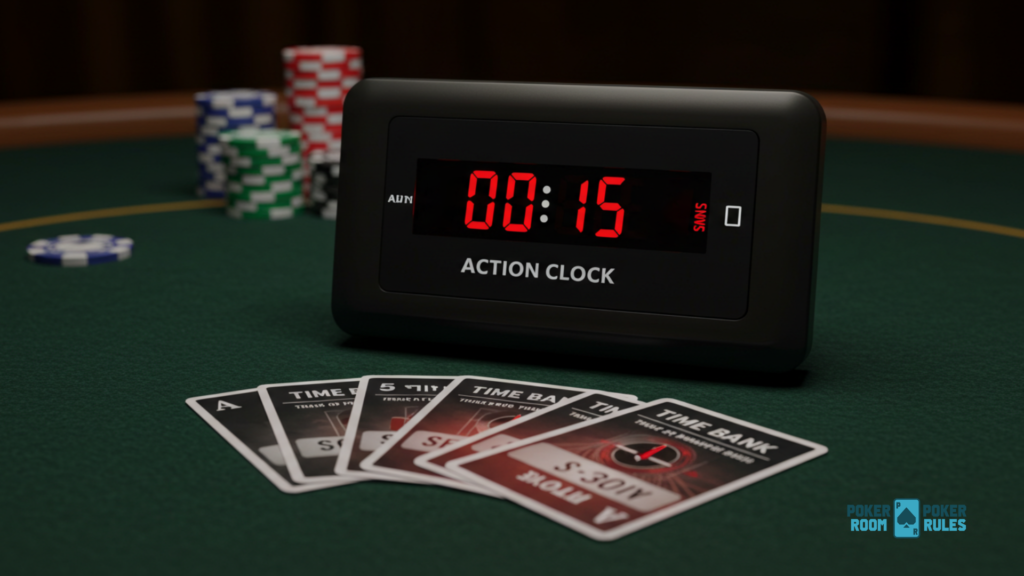 Póker Más Ágil: Aprende sobre Action Clock y Time Banks