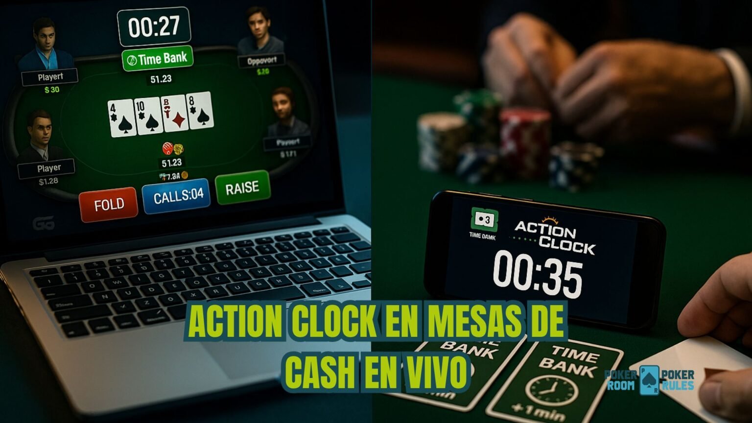 Gestión del Tiempo en Mesas de Cash (Action Clock y Time Bank) | POKER ...